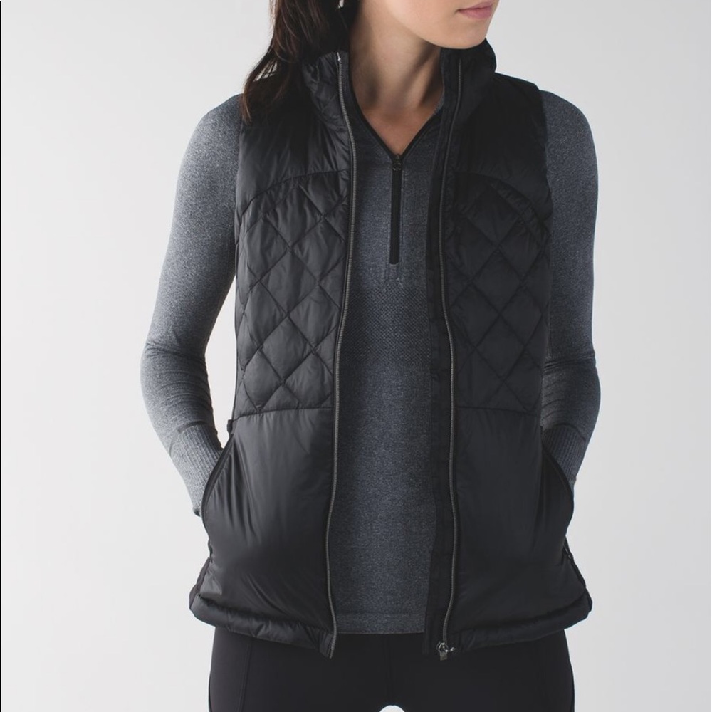 Lululemon Down For A Run Vest Reflective 2 Black - Picture 12 of 14